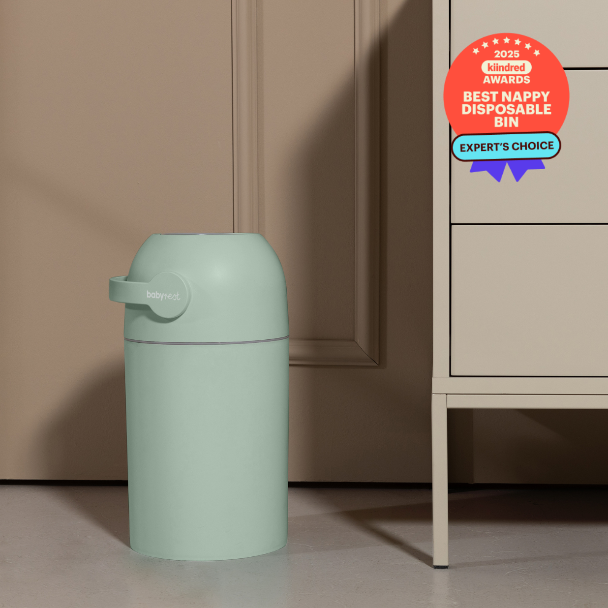 Aster Nappy Bin - Sage