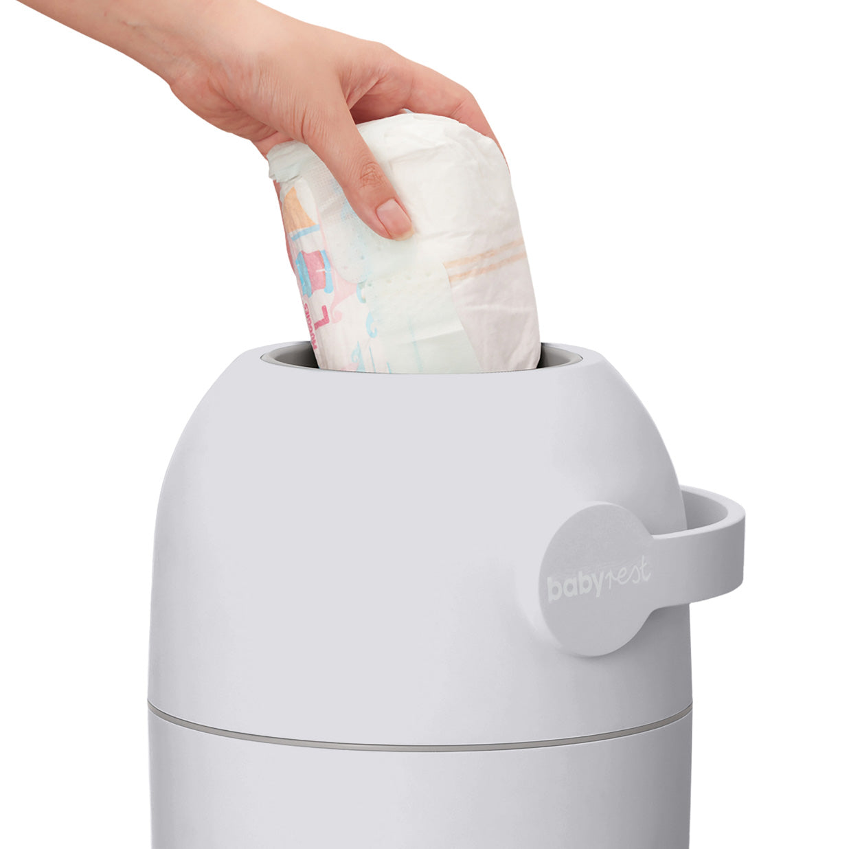 Aster Nappy Bin - White