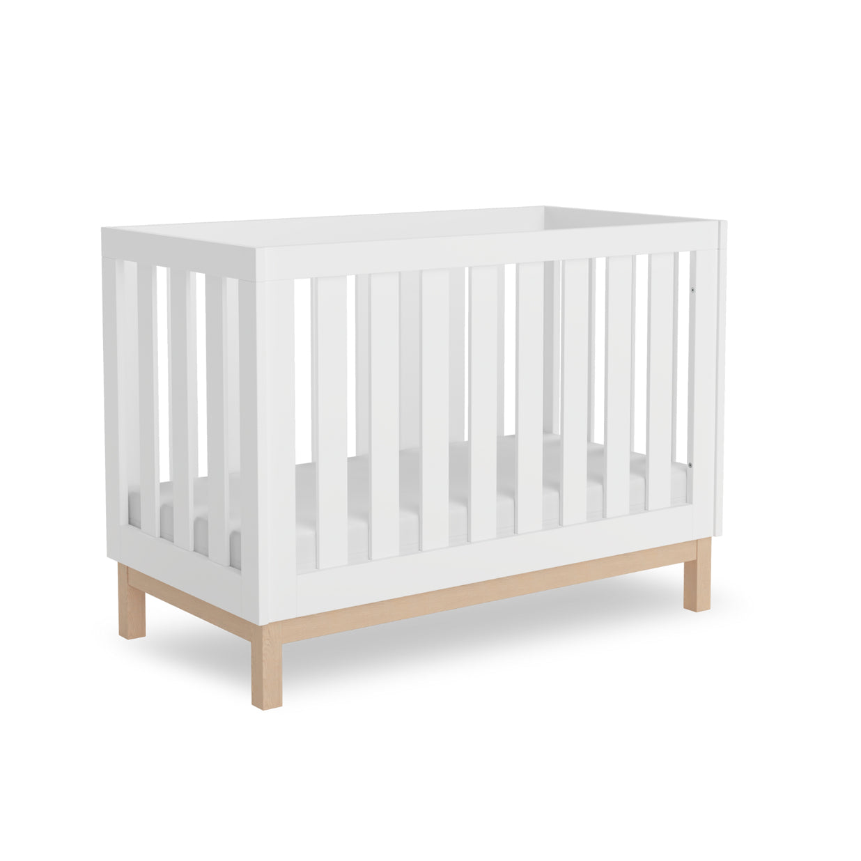 Bailey Compact Cot - White