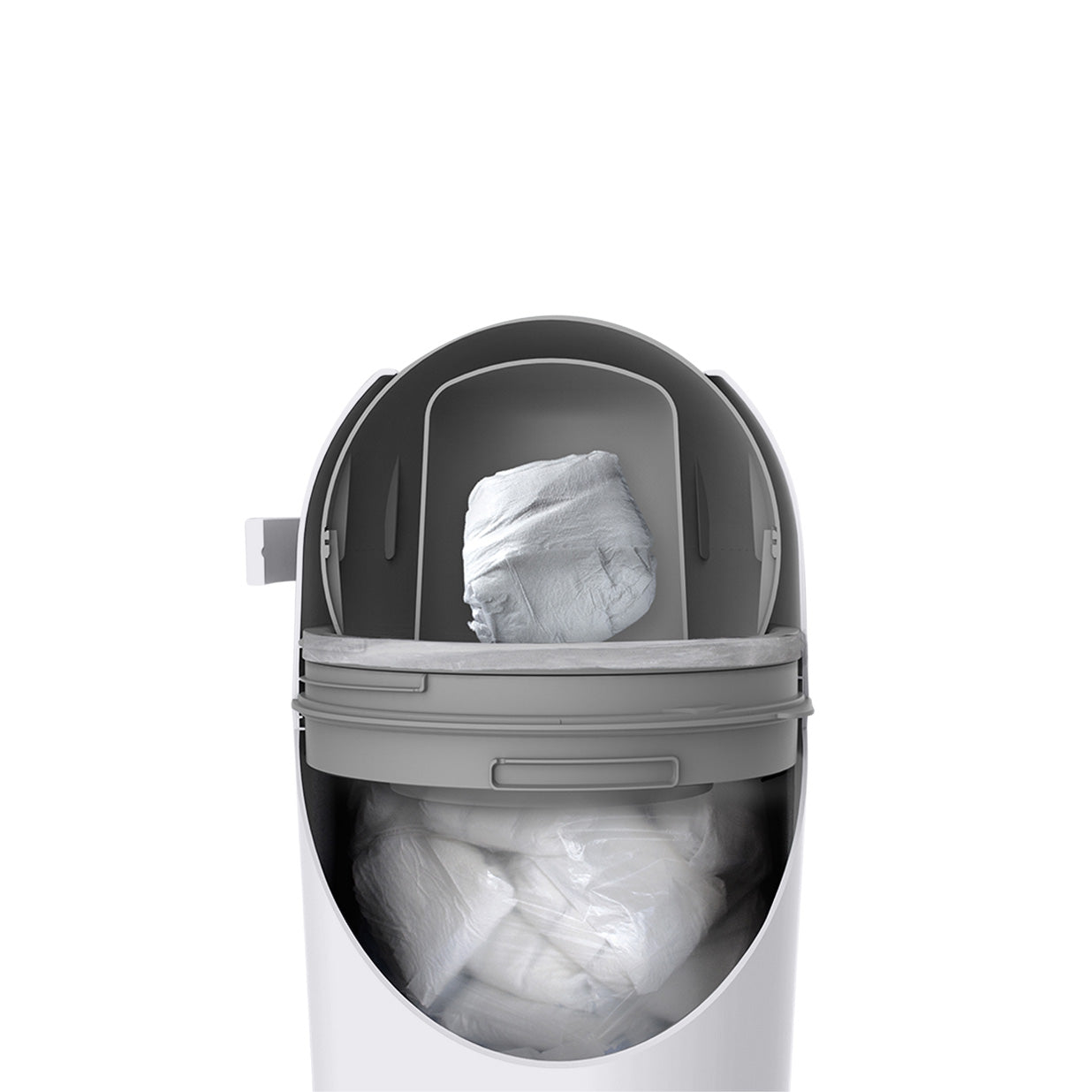 Aster Nappy Bin - White