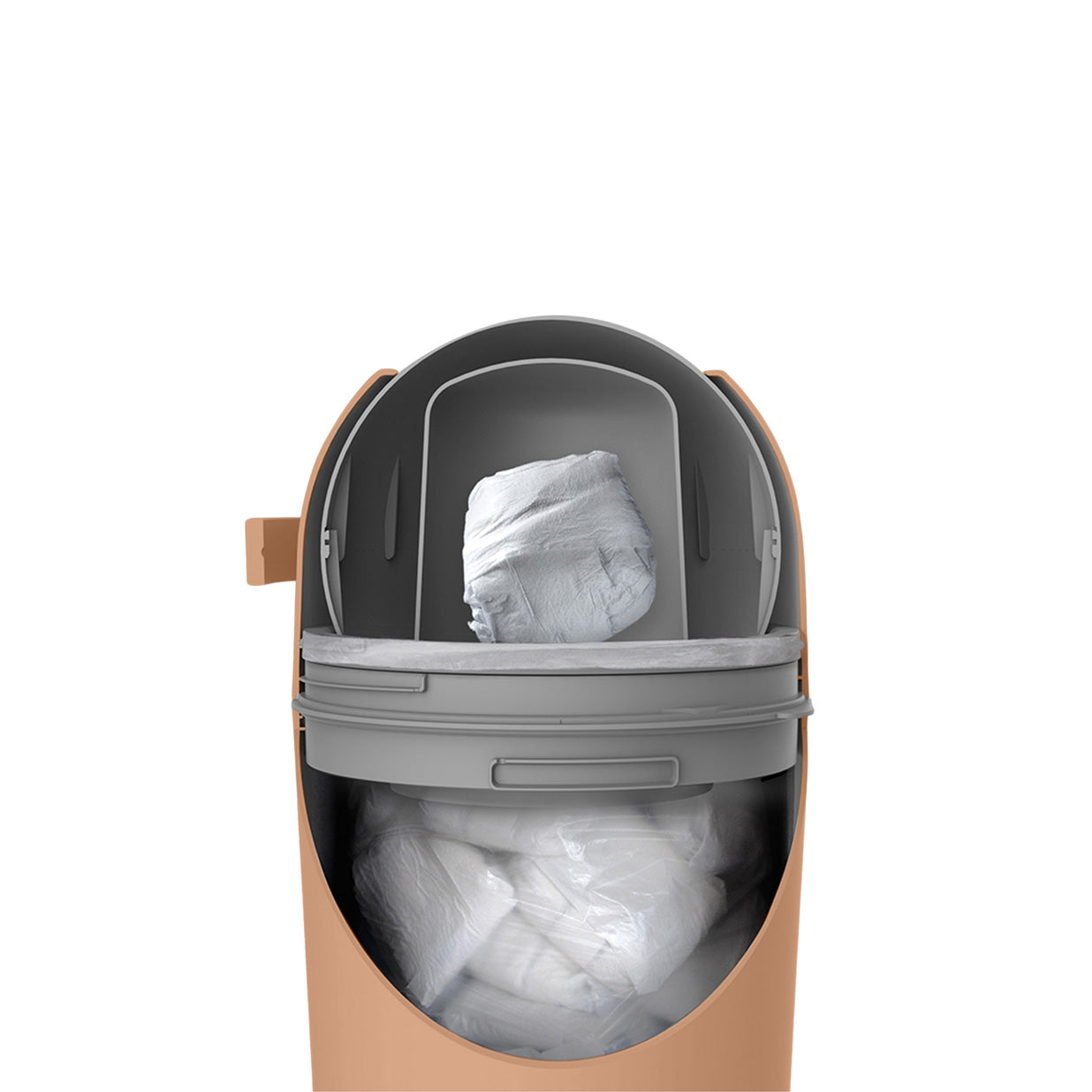 Aster Nappy Bin - Terracotta