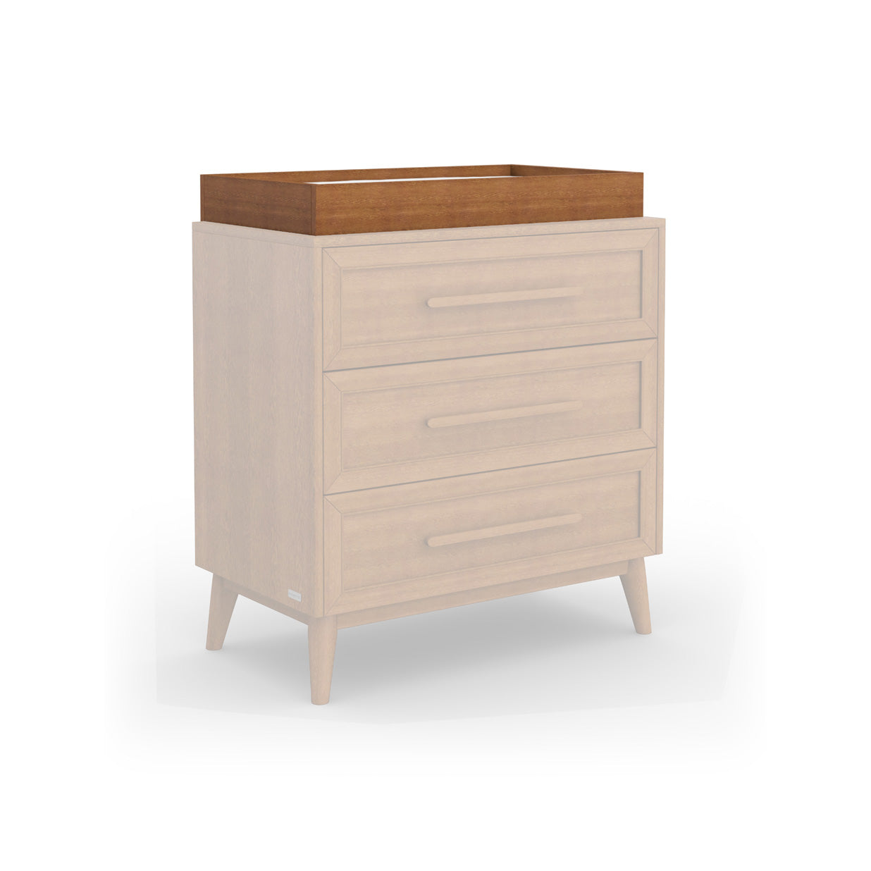 Beckett Chest Changer Top - Teak