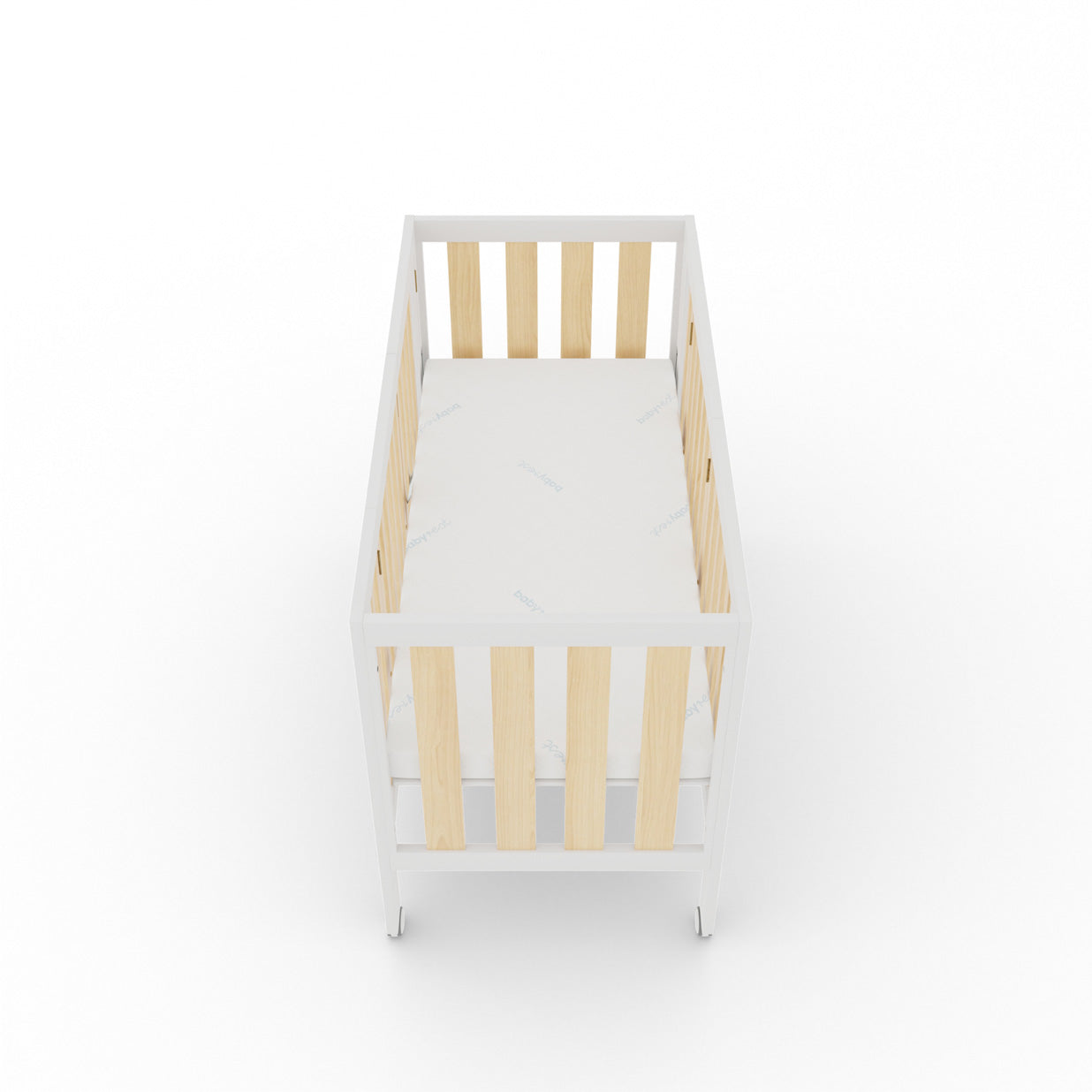 Dixie Folding Cot - White/Natural