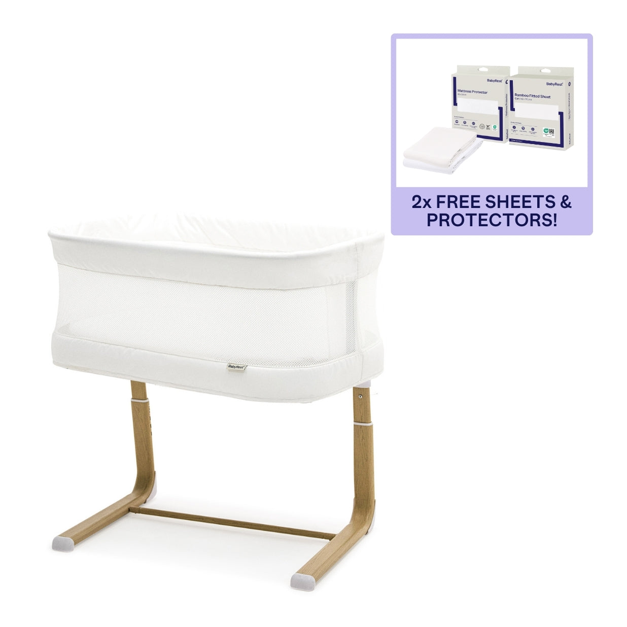 BabyRest Swan Smart Electronic Bassinet