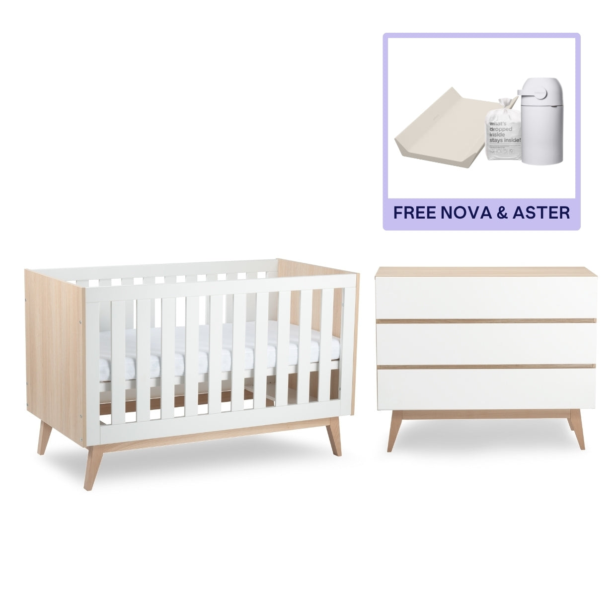Tommi Cot & Chest + Changing bundle