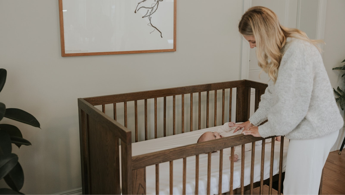 Why postpartum changed the way we designed this cot