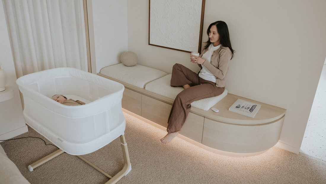 Meet the Swan Smart Bassinet
