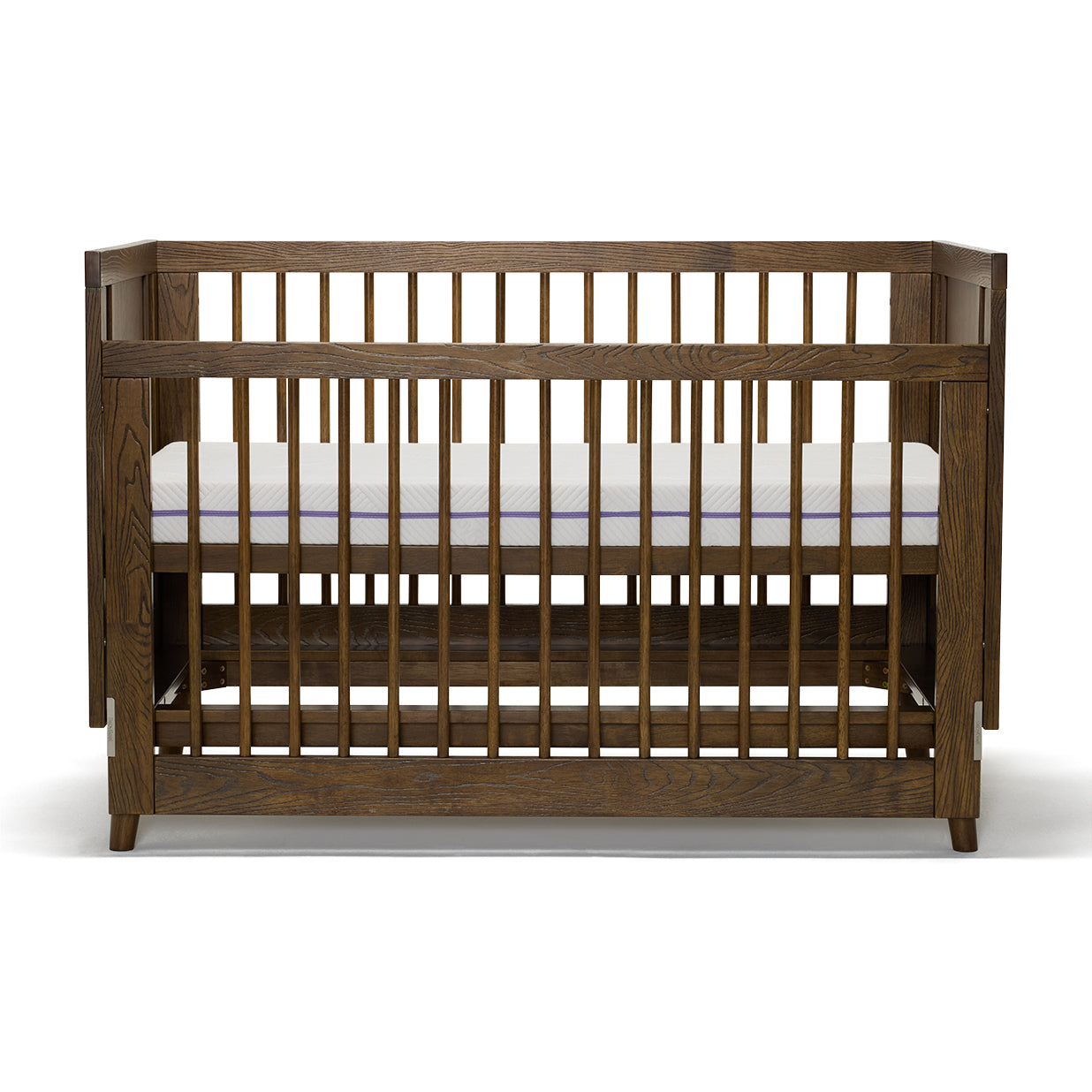 Beckett Dropside Cot Heritage Walnut