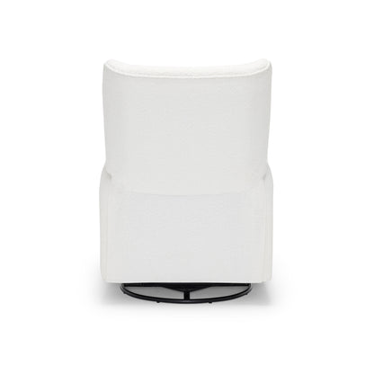 Amelia Nursery Chair - White Boucle