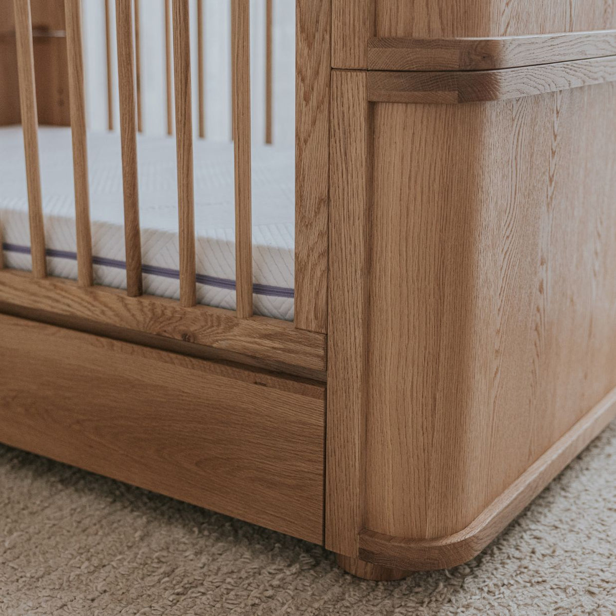 Harcourt Cot Oak