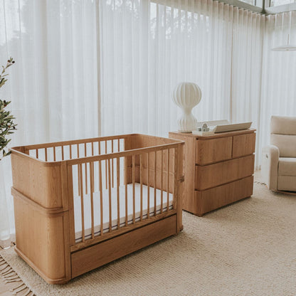 Harcourt Cot Oak