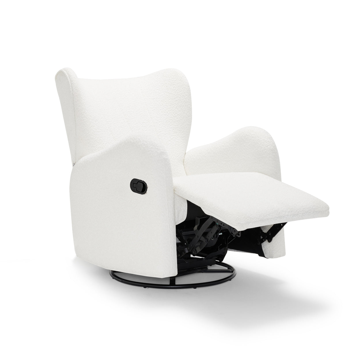 Amelia Nursery Chair - White Boucle