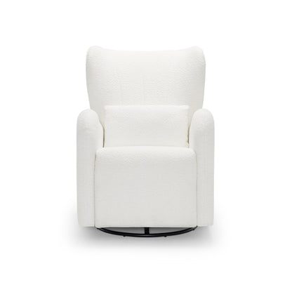 Amelia Nursery Chair - White Boucle