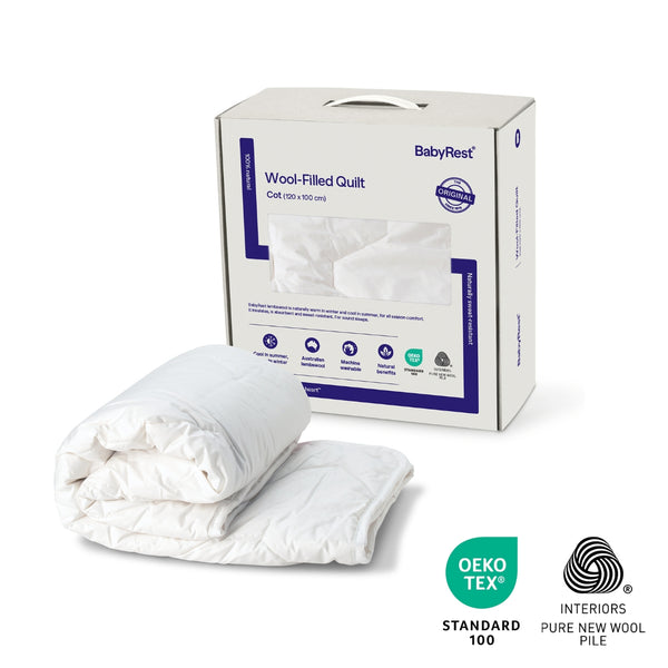 BabyRest | Cot Quilt - Wool Filled