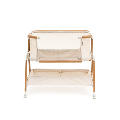 Alfie² Bedside Bassinet - Beige/Walnut