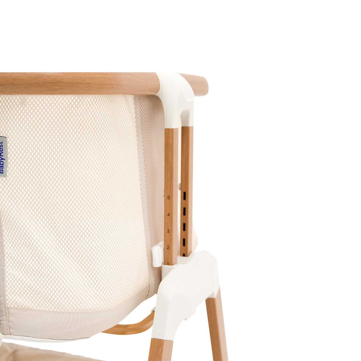 Alfie² Bedside Bassinet - Beige/Walnut