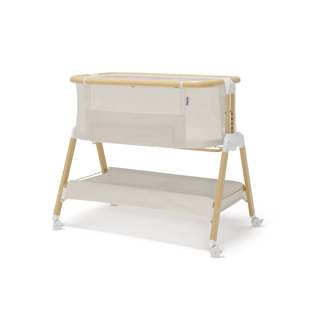 Alfie² Bedside Bassinet - Beige/Natural