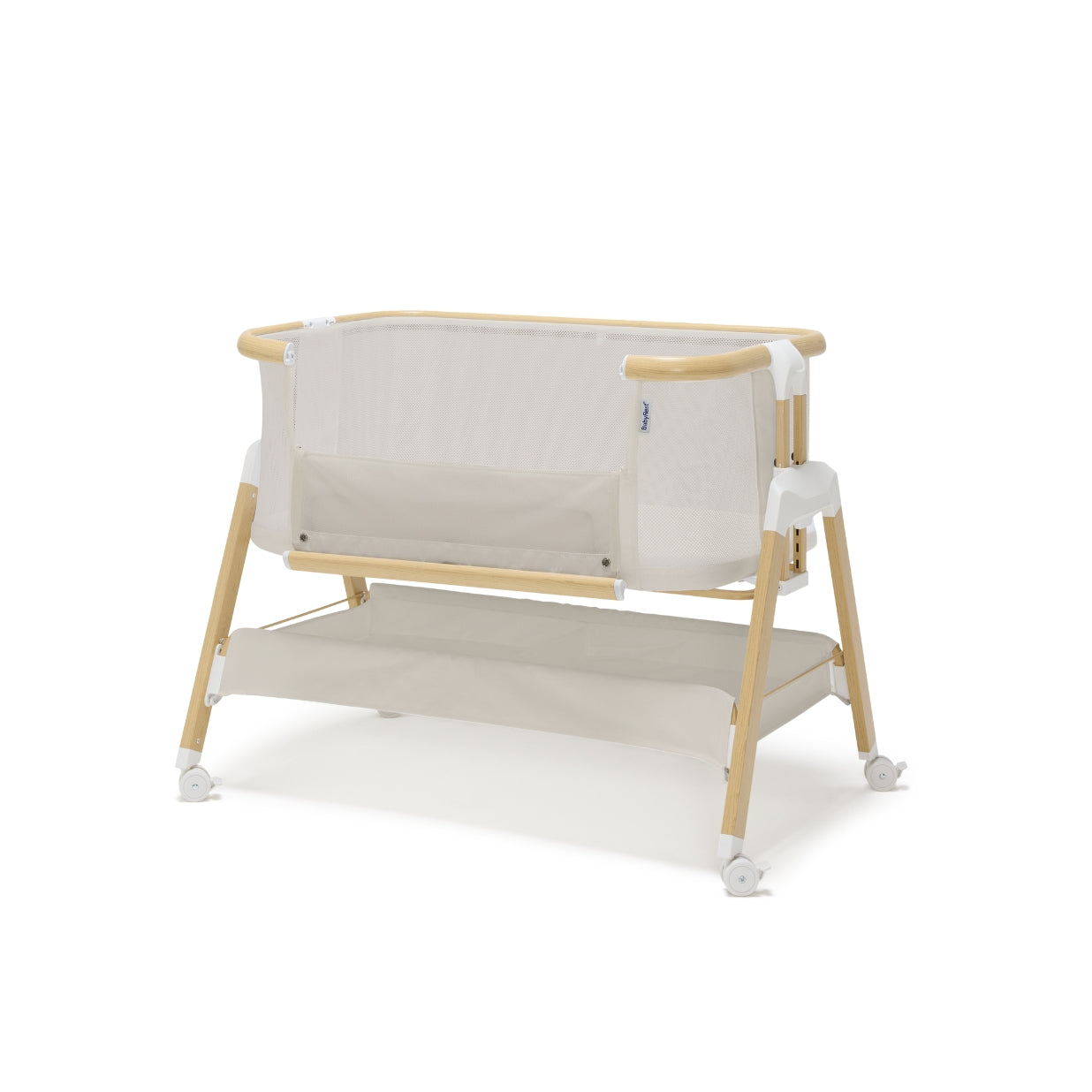 Alfie² Bedside Bassinet - Beige/Natural