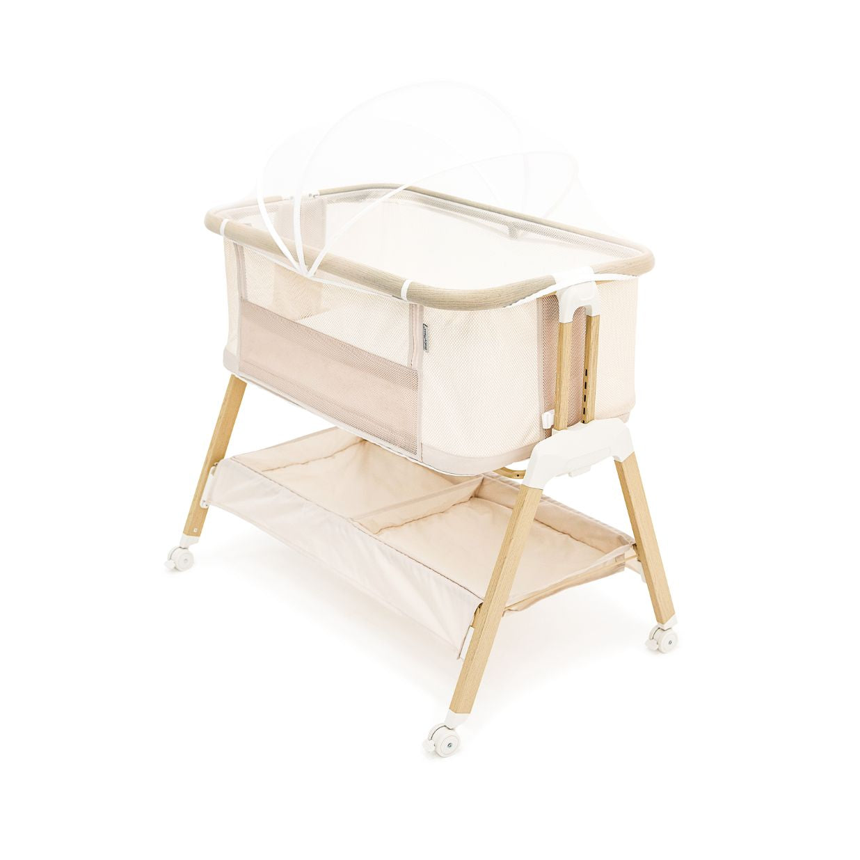 Alfie² Bedside Bassinet - Beige/Natural