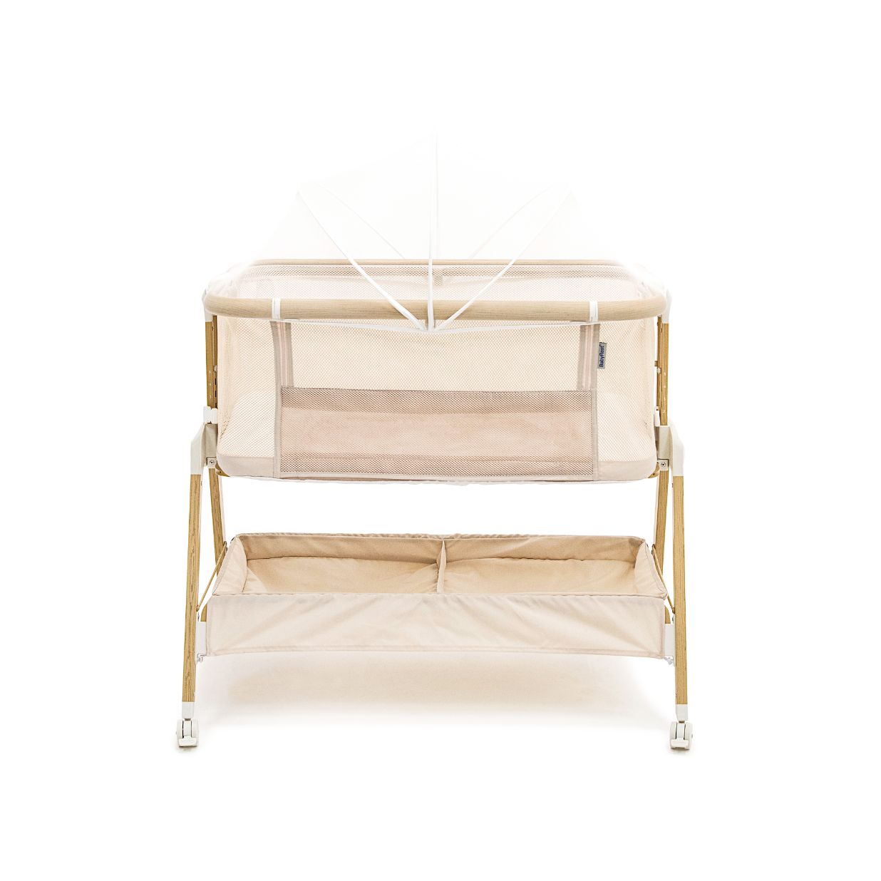 Alfie² Bedside Bassinet - Beige/Natural