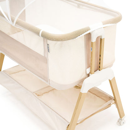 Alfie² Bedside Bassinet - Beige/Natural