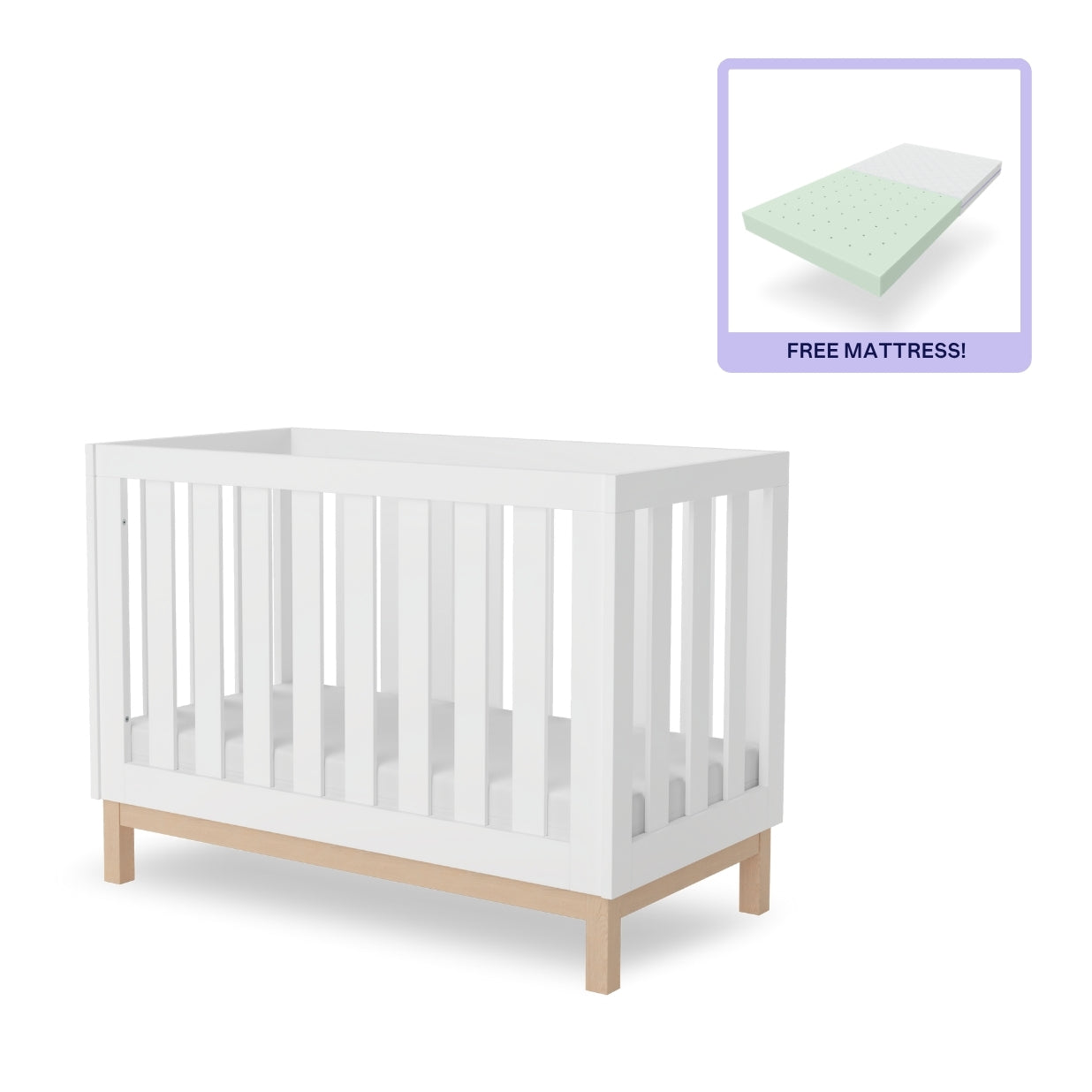 Bailey Cot + Mattress bundle