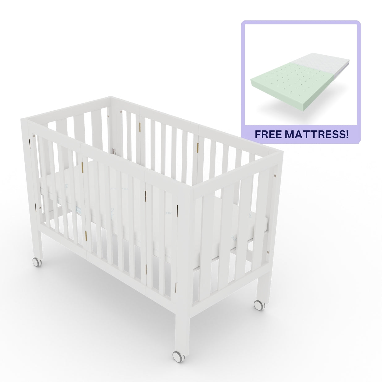 Dixie Folding Cot + ComfiCore bundle