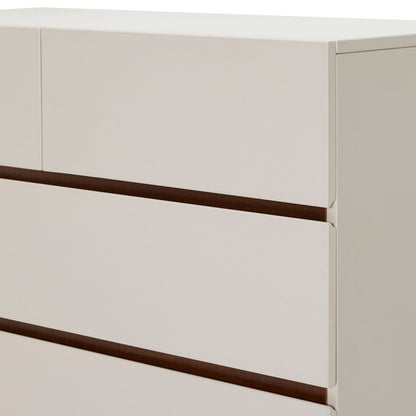 Hugo Chest 3 Drawer - Chestnut Cream