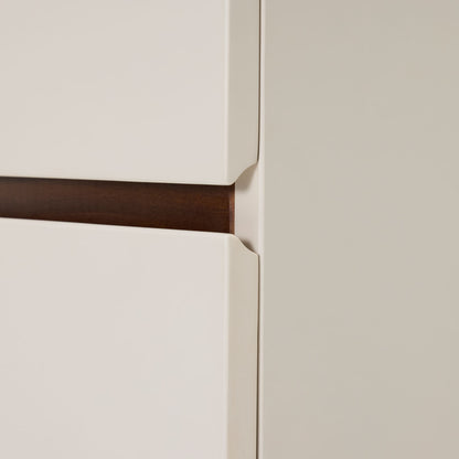 Hugo Chest 3 Drawer - Chestnut Cream