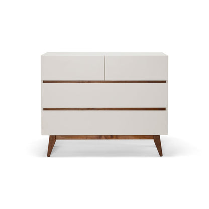 Hugo Nursery Package - Cot & Chest. Chestnut Cream