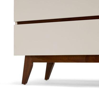 Hugo Chest 3 Drawer - Chestnut Cream