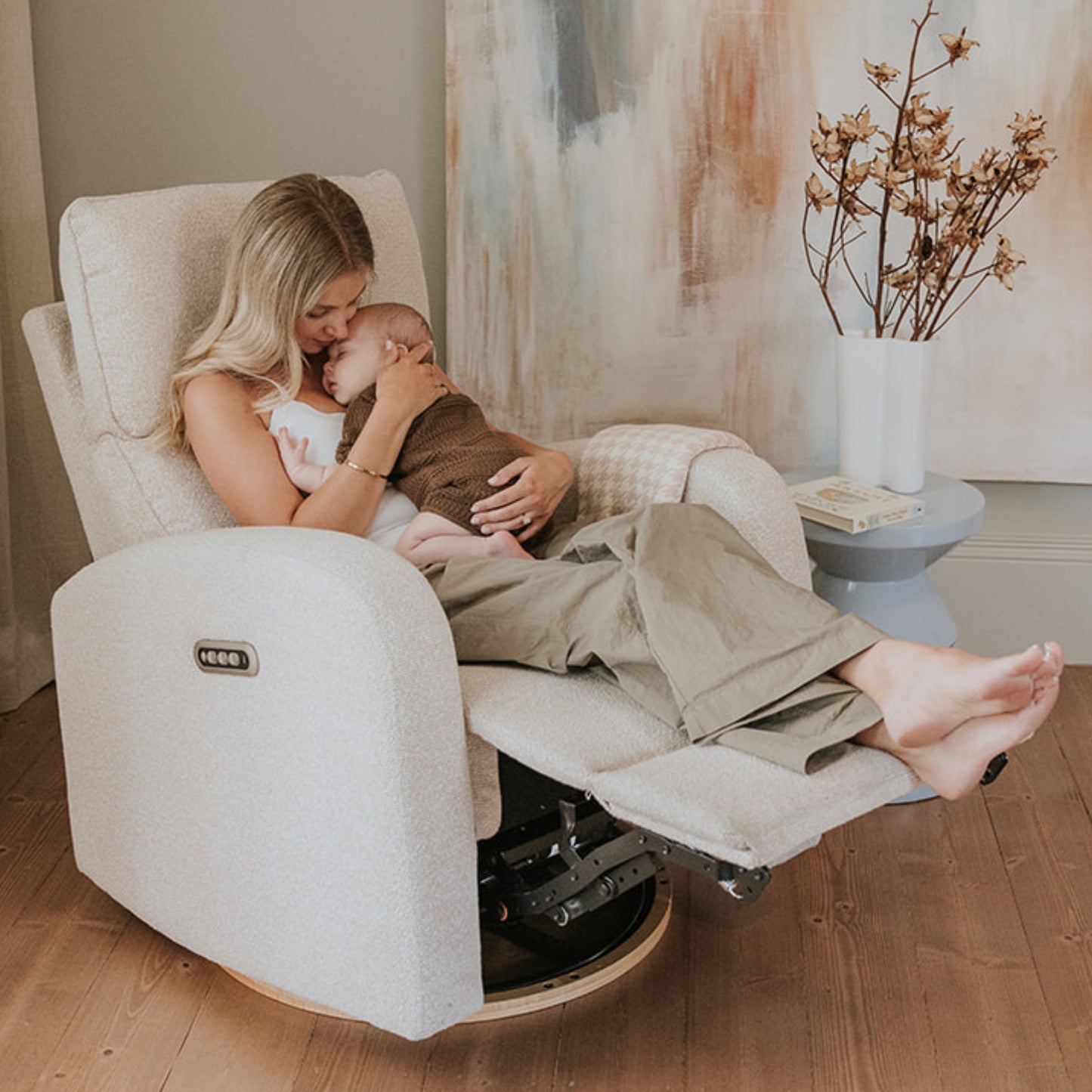 Nursery Chair Decorative Base Ring - Whitewash