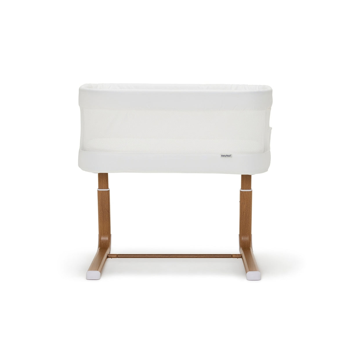Swan Smart Electric Bassinet - White/Walnut