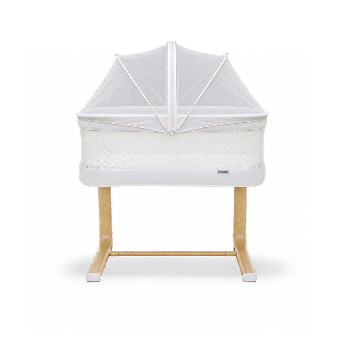 Swan Smart Electric Bassinet - White/Natural