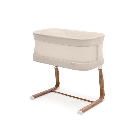 Swan Smart Electric Bassinet - Beige/Walnut