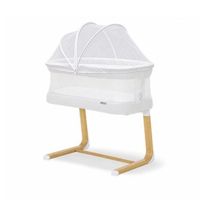 Swan Smart Electric Bassinet - White/Natural
