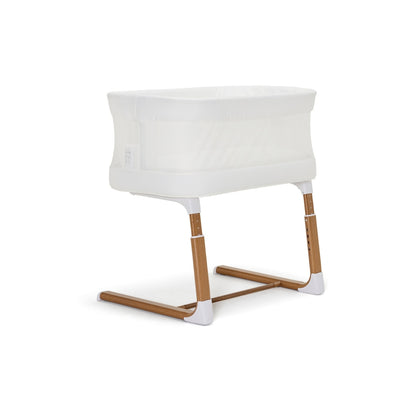 Swan Smart Electric Bassinet - White/Walnut