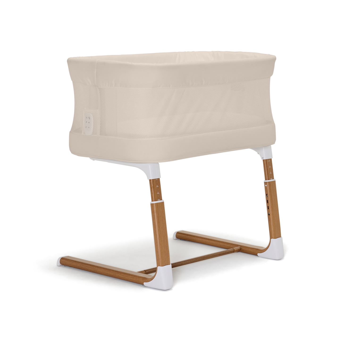 Swan Smart Bassinet Beige/Walnut