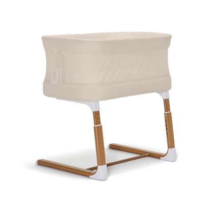 Swan Smart Bassinet Beige/Walnut
