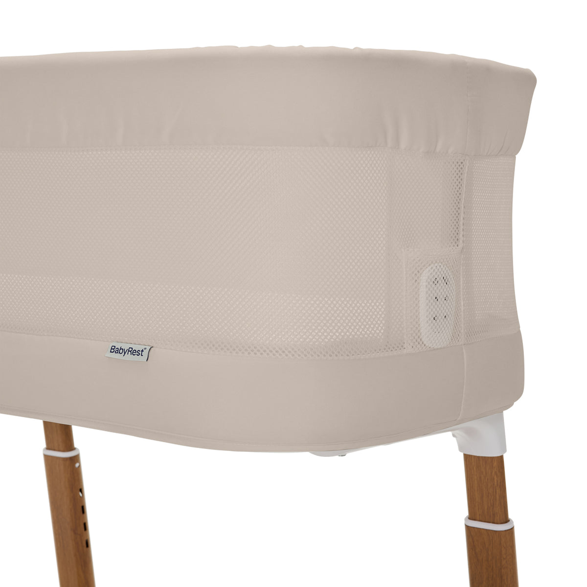 Swan Smart Electric Bassinet - Beige/Walnut