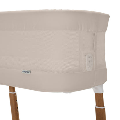 Swan Smart Electric Bassinet - Beige/Walnut