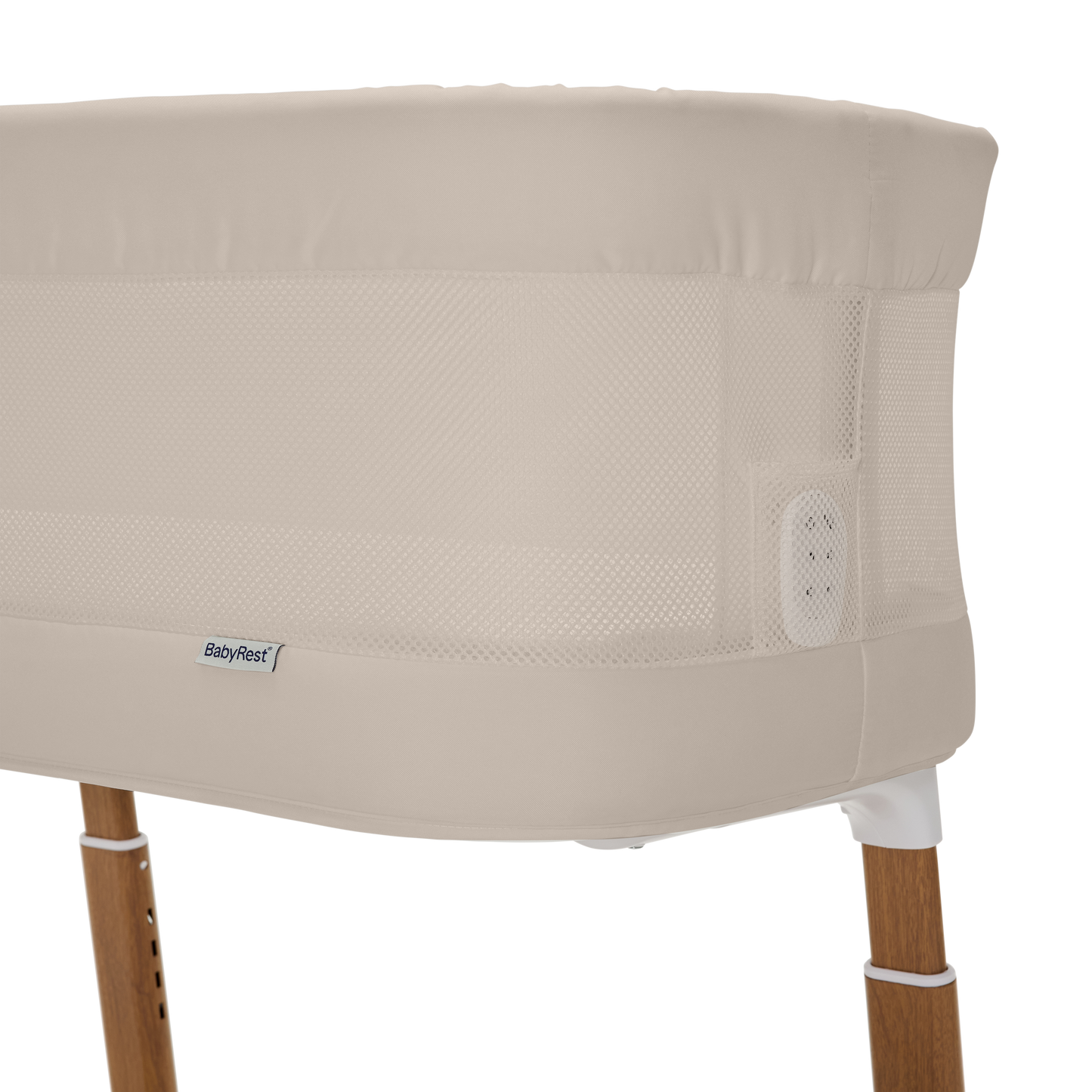 Swan Smart Bassinet Beige/Walnut