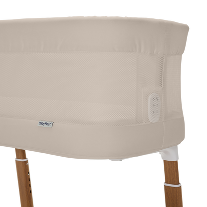 Swan Smart Bassinet Beige/Walnut