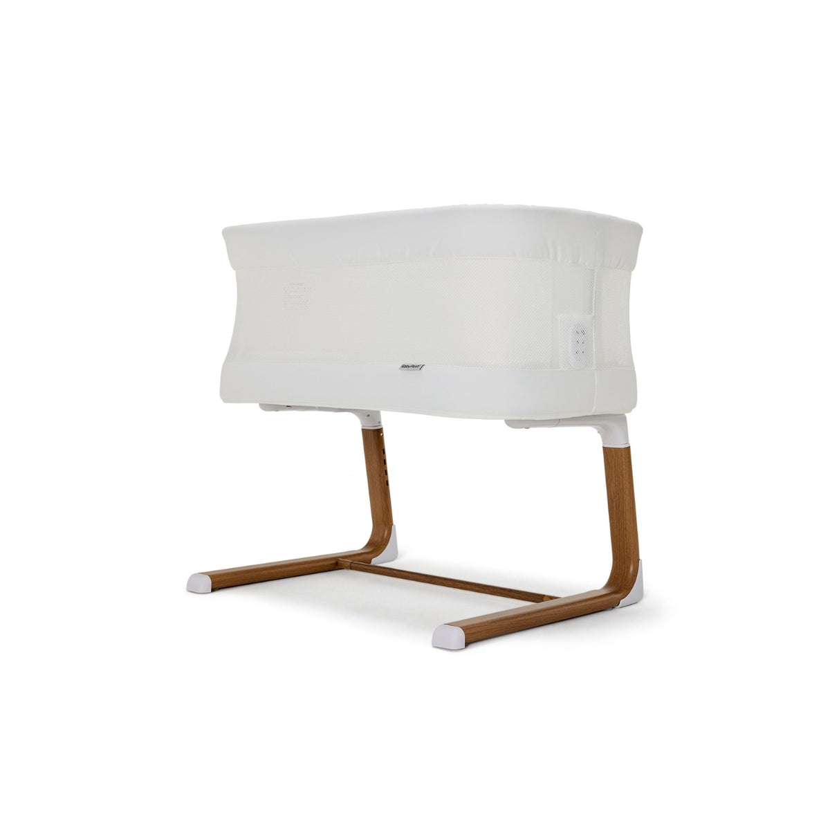 Swan Smart Electric Bassinet - White/Walnut