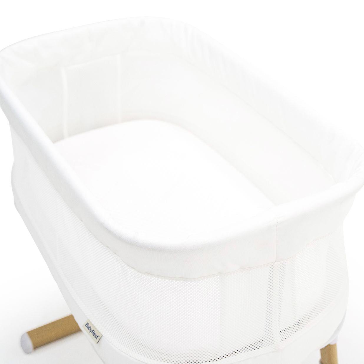 Swan Smart Electric Bassinet - White/Natural