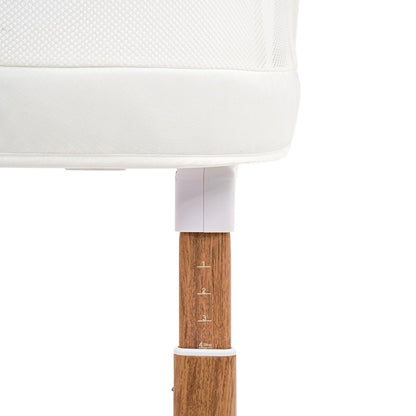 Swan Smart Electric Bassinet - White/Walnut