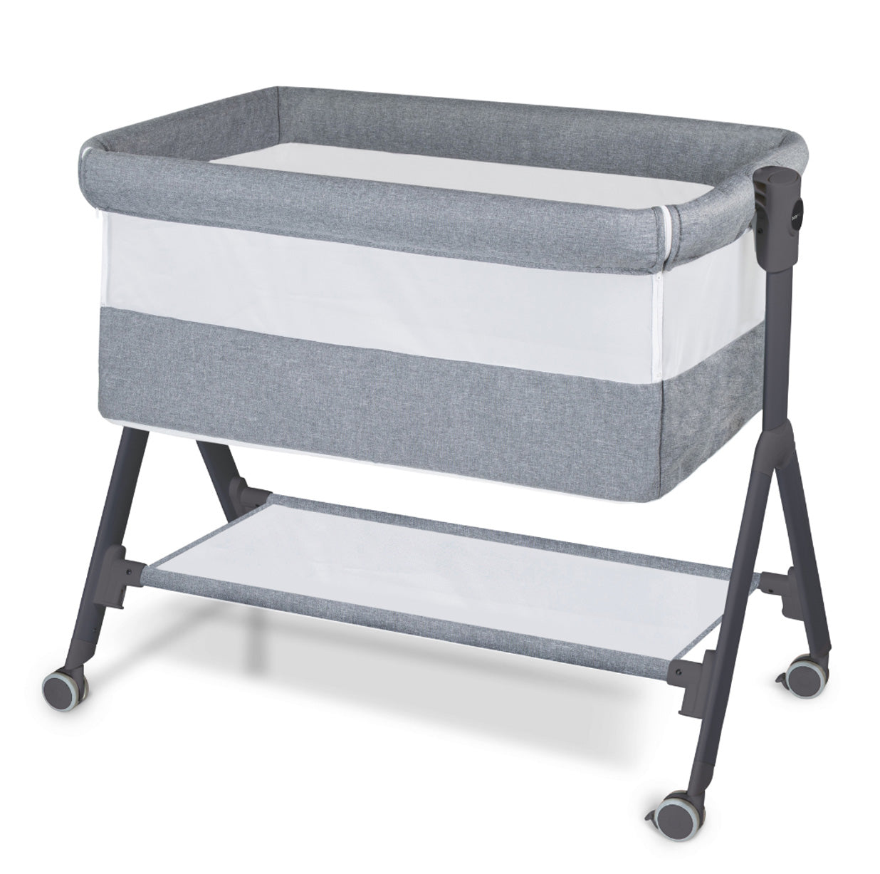 BabyRest Aria Bedside Bassinet Graphite