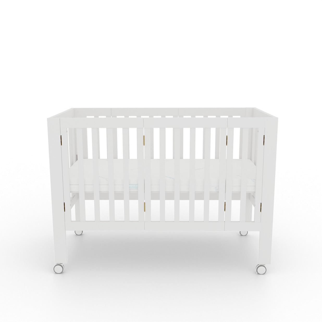 BabyRest Dixie Folding Cot White