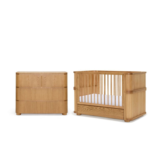 Harcourt  Nursery Package - Cot & Chest Oak