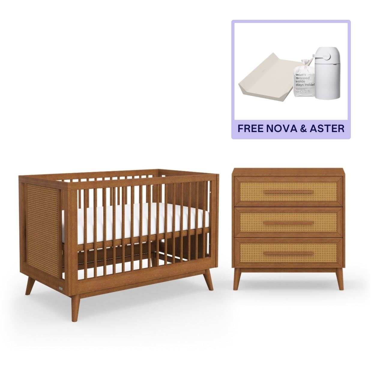 Kaya Cot & Chest + Changing bundle